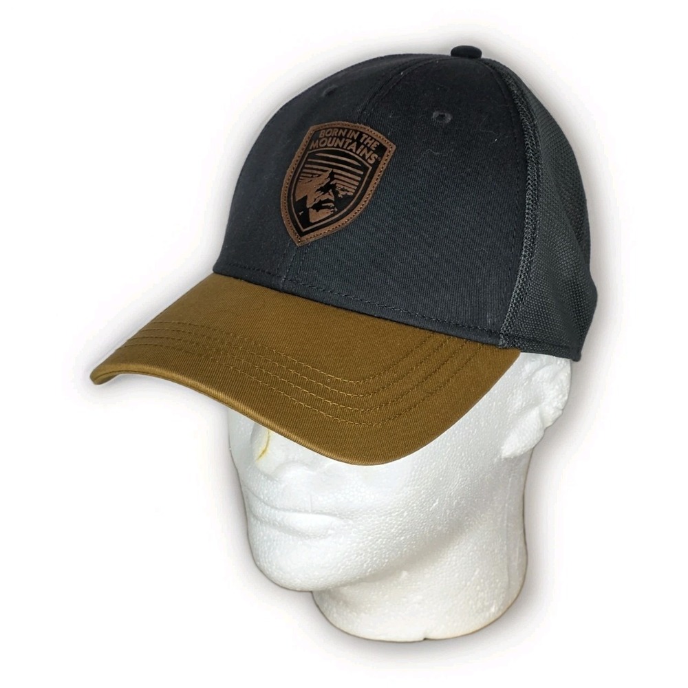 Kuhl Trucker Hat SnapBack‎ Brown Born Trucker Black One Size Adjustable Rustik